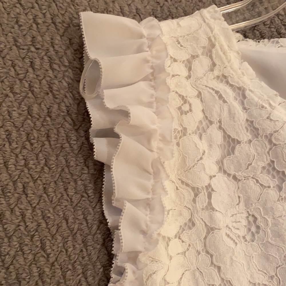 White Lace Shell - Picture 3 of 5
